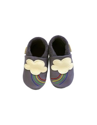 Zapato Bebé suave, Rainbow. Baobaby