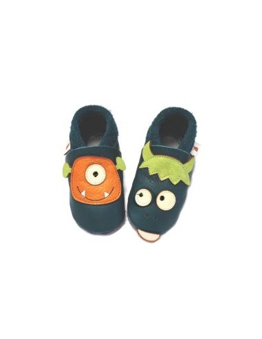 Zapato Bebé suave, Monster. Baobaby