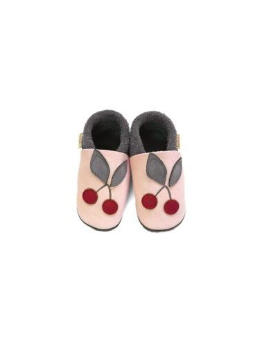 Zapato Bebé suave, Cherry Pop. Baobaby