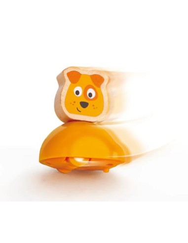 Perrito presiona y corre. Hape
