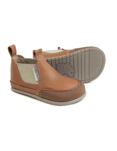 Espadán nut, piel. Zapato feroz. AW23.