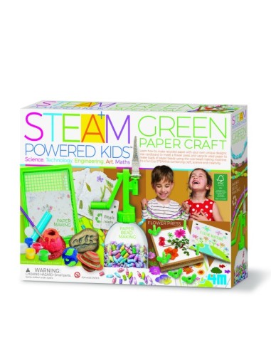 Steam green paper. 4m