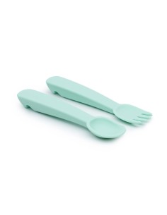Cubiertos Feedie menta con funda. We Might be tiny. 2