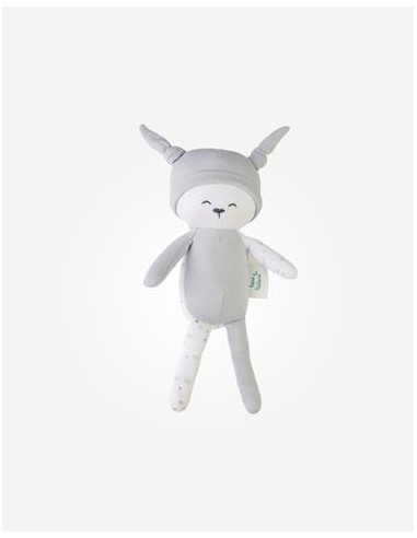 Peluche organic friend, gris. Saro