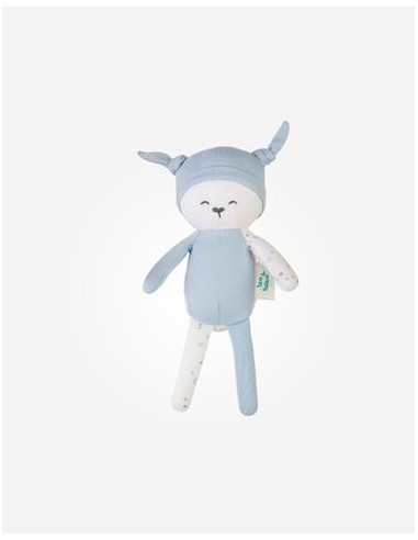Peluche organic friend, azul. Saro