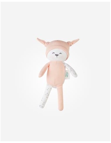 Peluche organic friend, rosa. Saro
