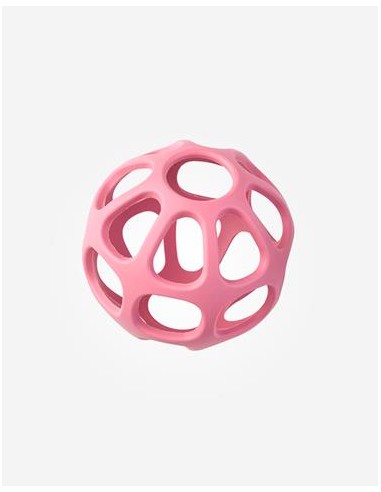 Pelota sensorial silicona, rosa. Saro.