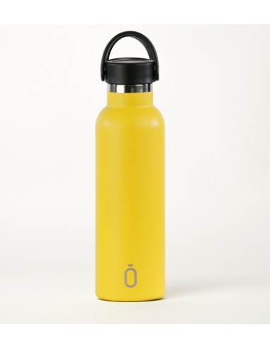 Botella con doble recubrimiento cerámico, Runbott. Amarillo