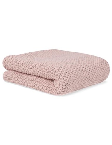 Manta de algodón orgánico, rosa. Bonjourbebé.