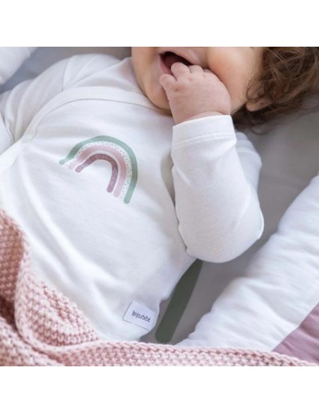 Camiseta y polaina Arcoiris. Bonjourbebé.