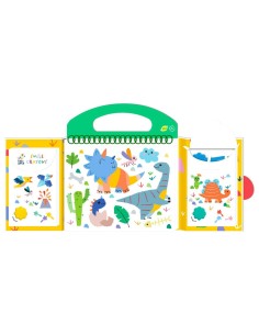 Mi primer kit para colorear, amigos de los dinosaurios. Haku Yoka 2