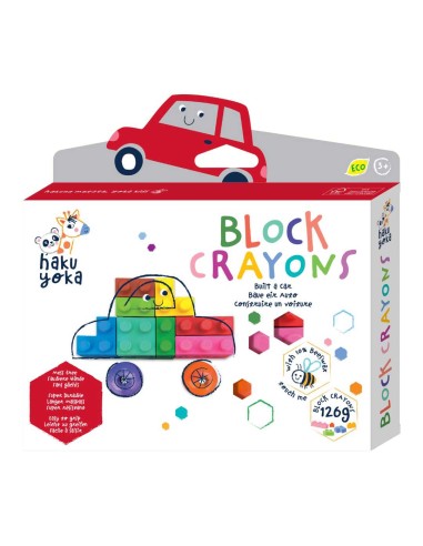 Crayones en bloque, coche. Haku Yoka