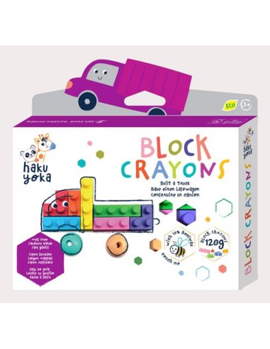 Crayones en bloque, camión. Haku Yoka