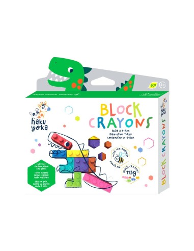 Crayones en bloque, T-rex. Haku Yoka