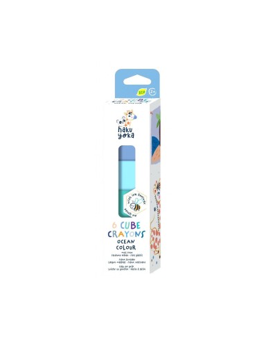 Crayones cubo- océano. Haku Yoka