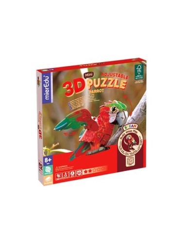 Mini puzzle 3D Loro. Mieredu