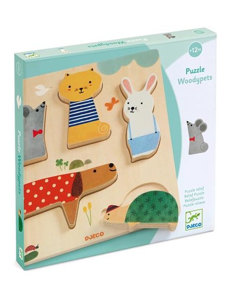 Puzzle Woodypets. Djeco