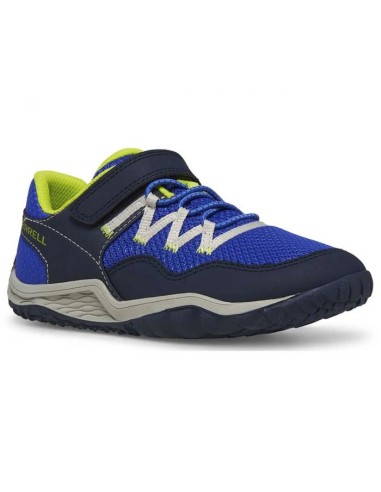 Deportiva Trail Glove 7 A/C, Blue/lime.(niñ@s). Merrell