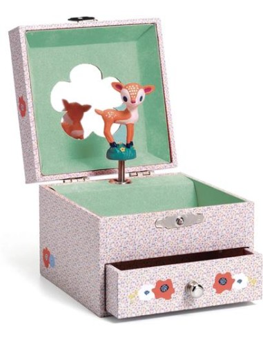Caja de música Cervatillo, flauta mágica. Djeco
