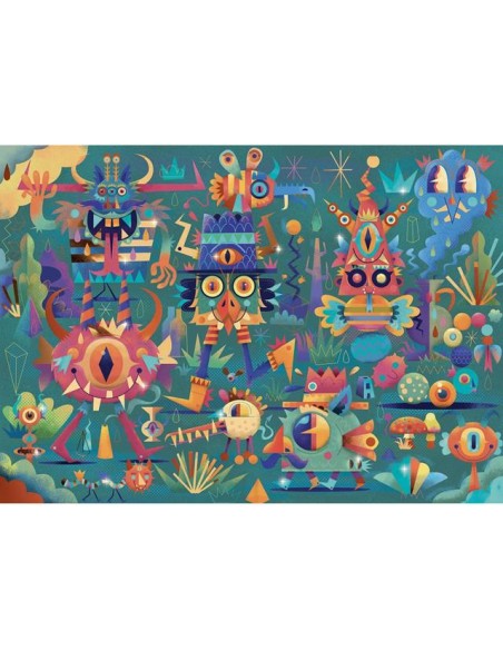 Twisty Puzzle, la fiesta de los animales. Djeco