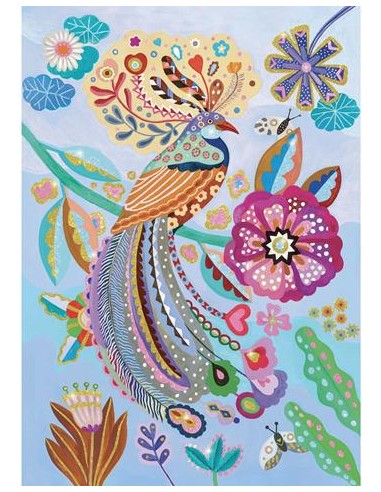 Twisty Puzzle, Pájaro resplandeciente. Djeco