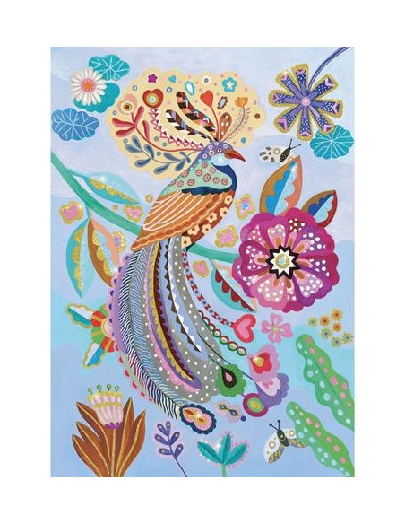 Twisty Puzzle, Pájaro resplandeciente. Djeco