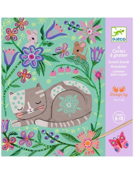 Cuadro para rascar, encuentros. Djeco