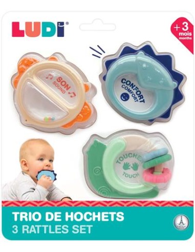 Trio de sonajeros. Ludi