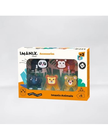 Imanix Animals Wild Savannah 5 pzas. Braintoys.