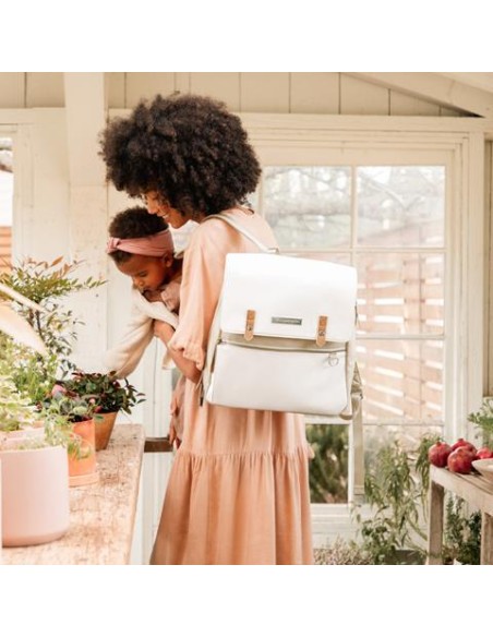 Bolso-mochila maternal Meta Marshmallow. Petunia