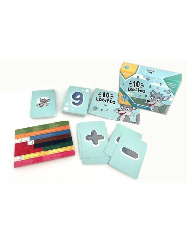 Juego de mesa 10 Lobitos. Atomo