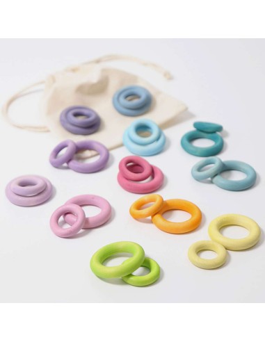 Anillos de construcción pastel. Grimm's