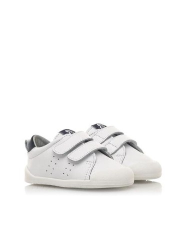 Zapato napa blanco marino. Mustang free.
