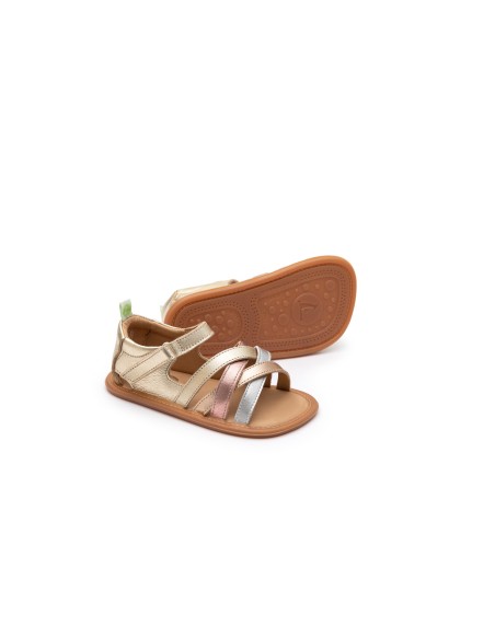 Sandalia Infantil CRISS CROSS CHAMPAGNE. Tip Toey Joey