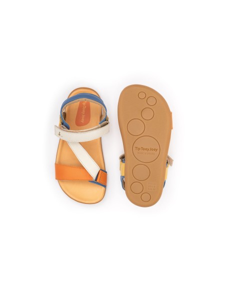 Sandalia Infantil ZIG TANGERINE. Tip Toey Joey