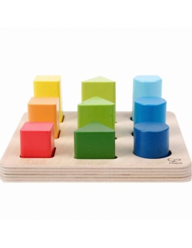 Clasificador de colores y formas. Hape