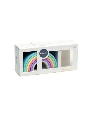 Arcoiris 6 colores pastel, silicona. dëna