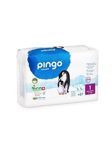 Pañales Ecológicos Talla 1. Pingo