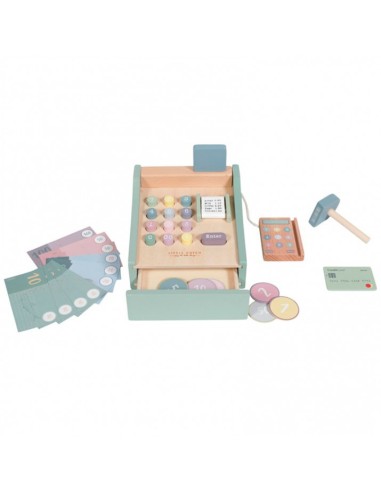 Caja registradora con dinero. Little Dutch