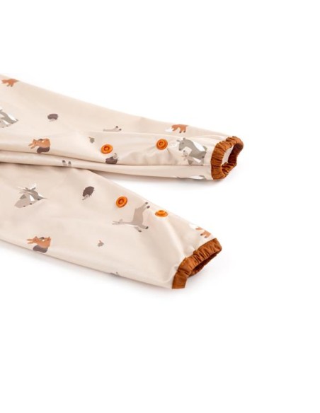 Babero mangas largas Forest friends. Bibado