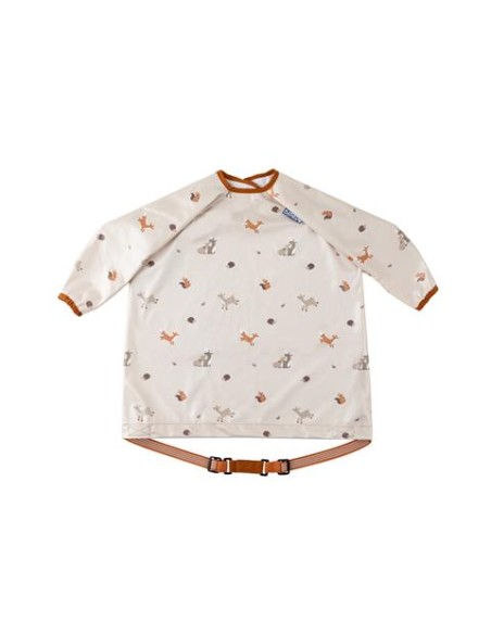 Babero mangas largas Forest friends. Bibado