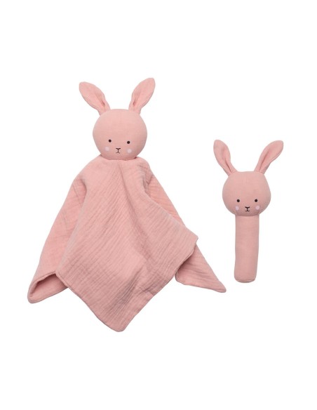 Cajita Regalo bebé, bunny rosa, Jabadabado