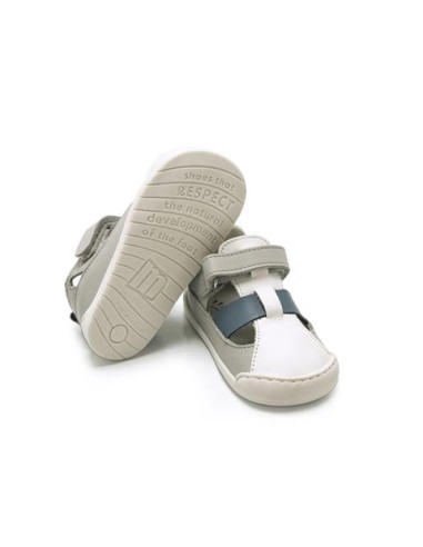 Sandalia Mustang infantil napa blanco...