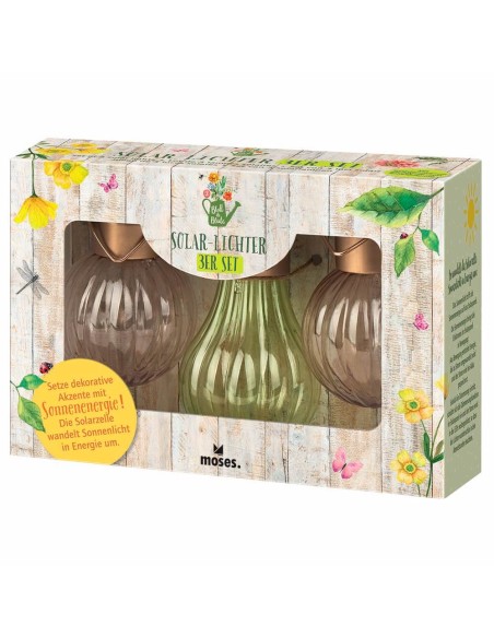 Luz solar pack de 3 Blatt & Blüte, Moses