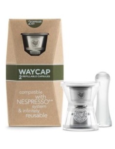 2 Cápsulas de café reutilizable para Nespresso. Waycap