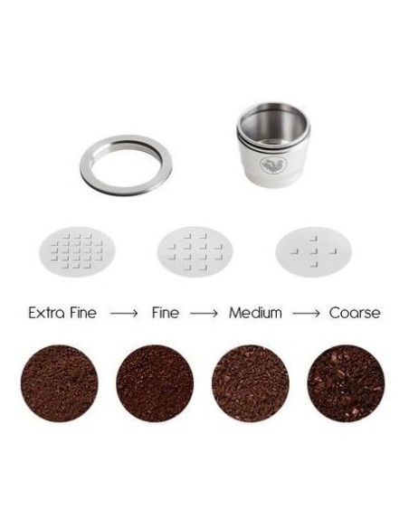 2 Cápsulas de café reutilizable para Nespresso. Waycap