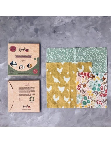 Ecoenvoltorios, pack L/M/S. Ecoalpispa.