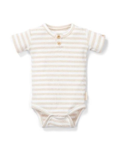 Body manga corta Rayas arena. Little Dutch