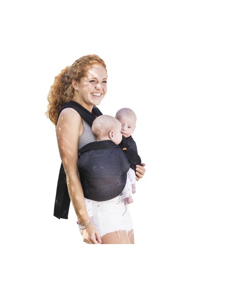 Mochila de porteo gemelar ligera. Minimonkey