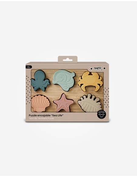 Puzzle encajable sea Life, Saro